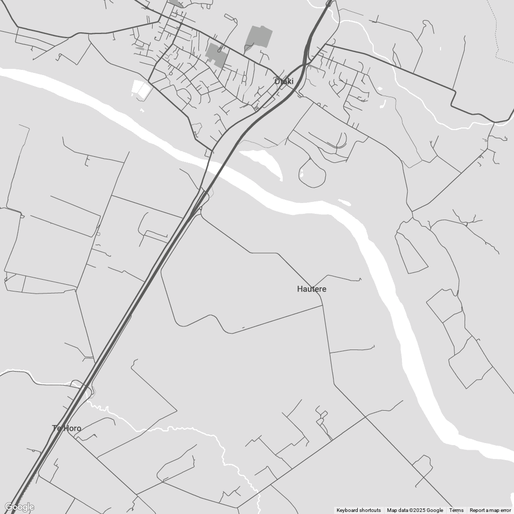 Location map showing the Club 55 site within the Te Horo corridor