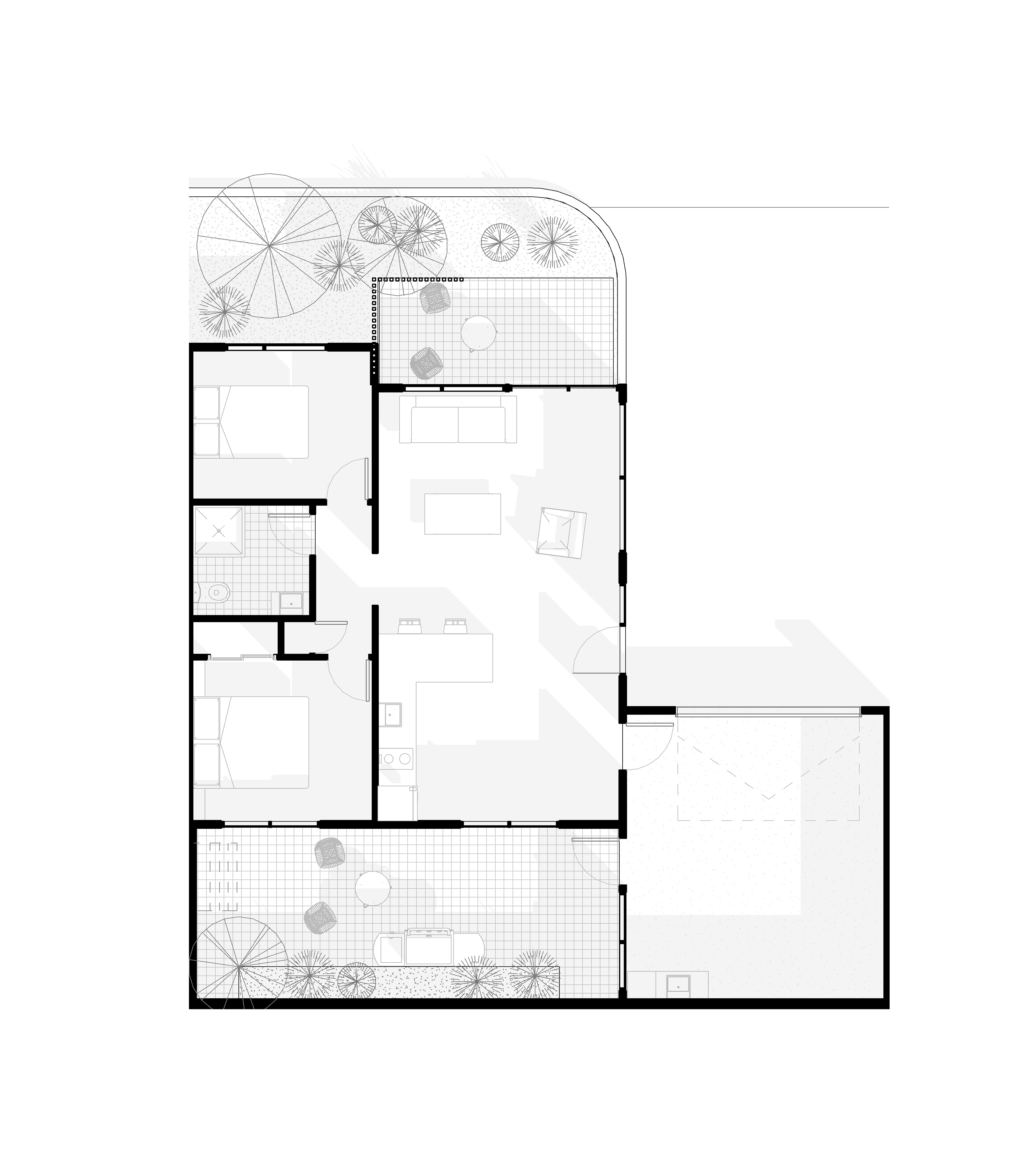 2 Bedroom Duplex indicative floor plan