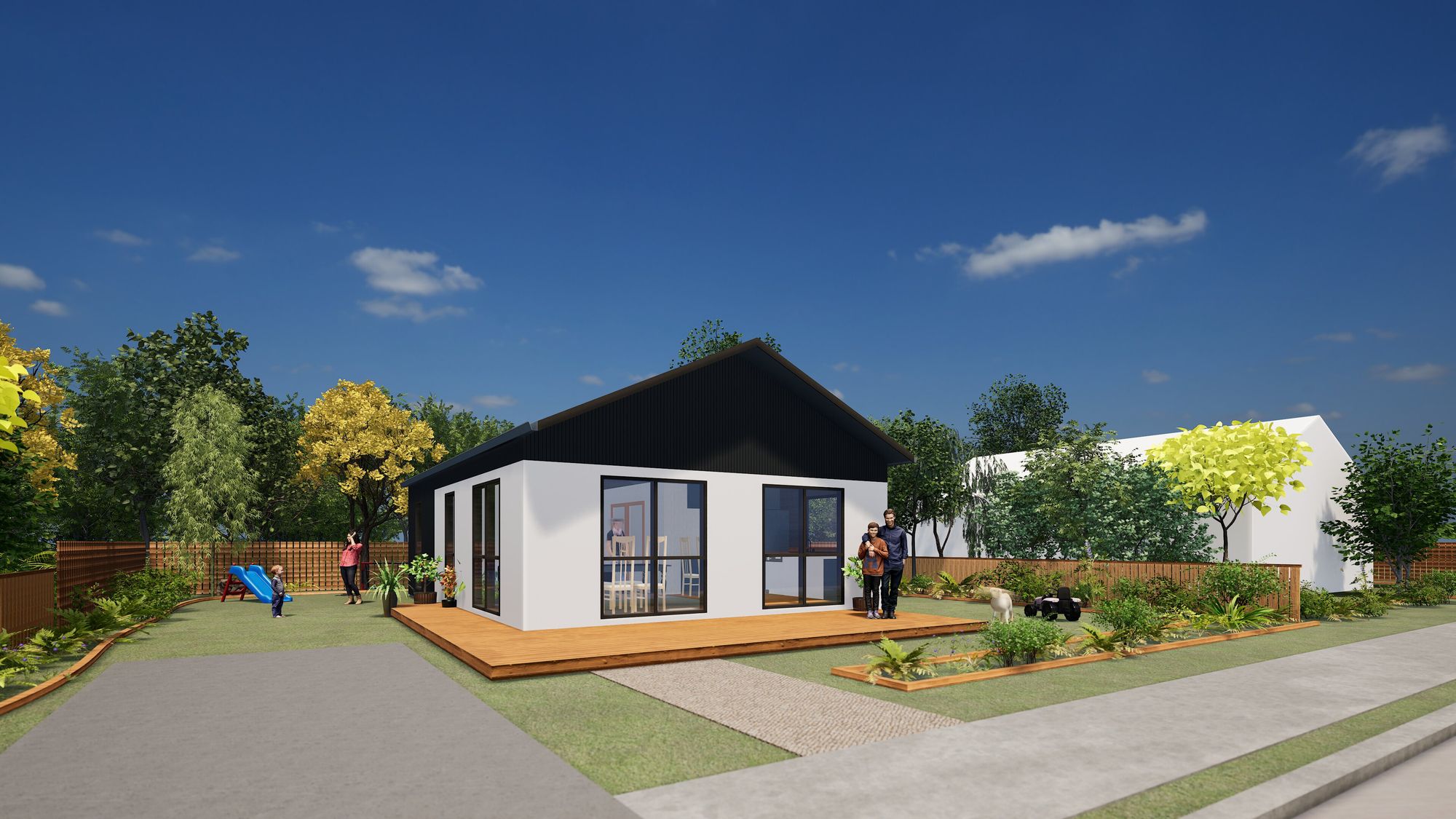 2 Bedroom exterior render