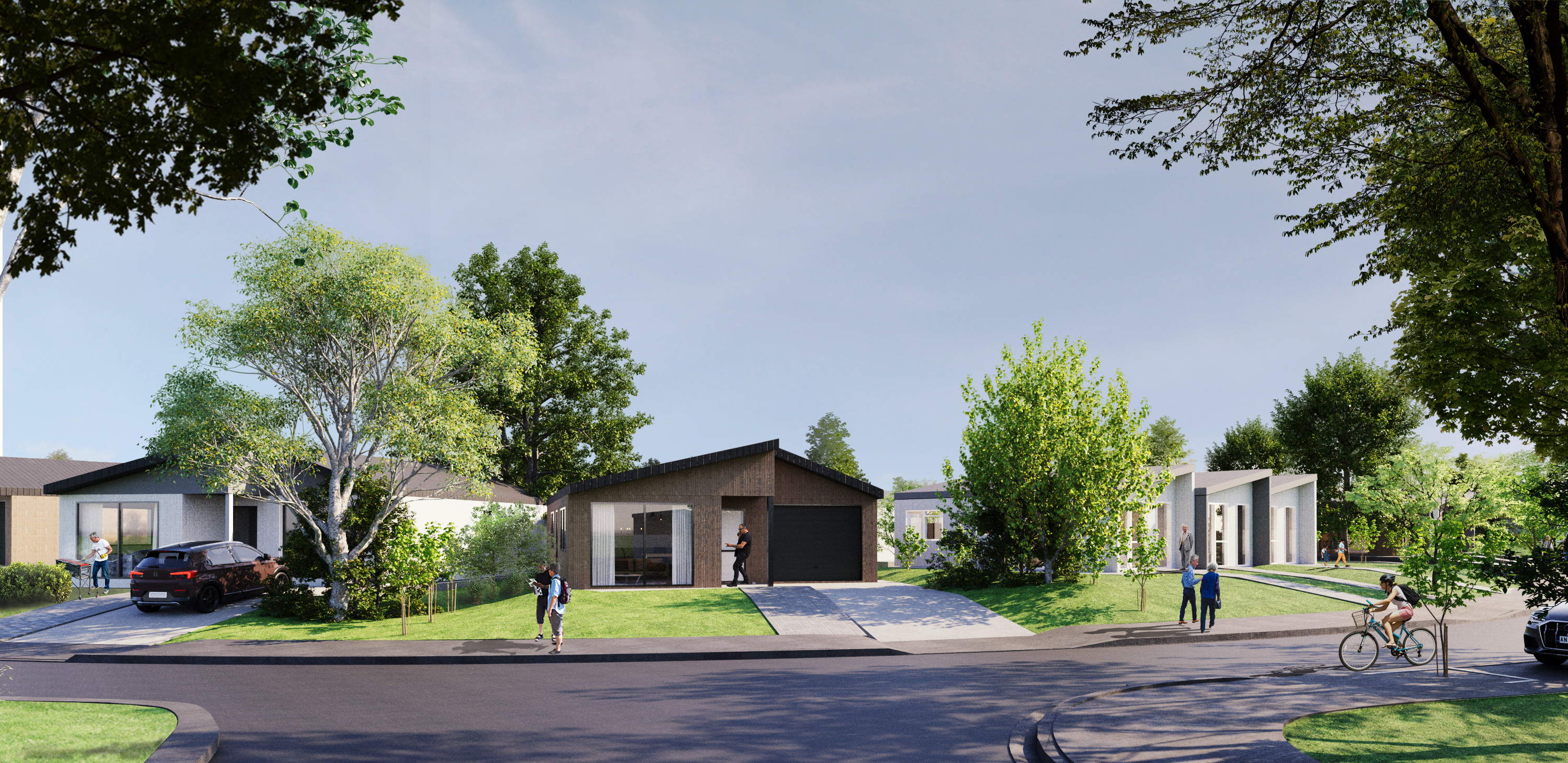 Club 55 homes and green spaces